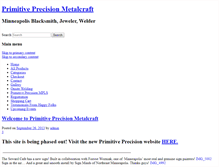 Tablet Screenshot of primitiveprecision.com